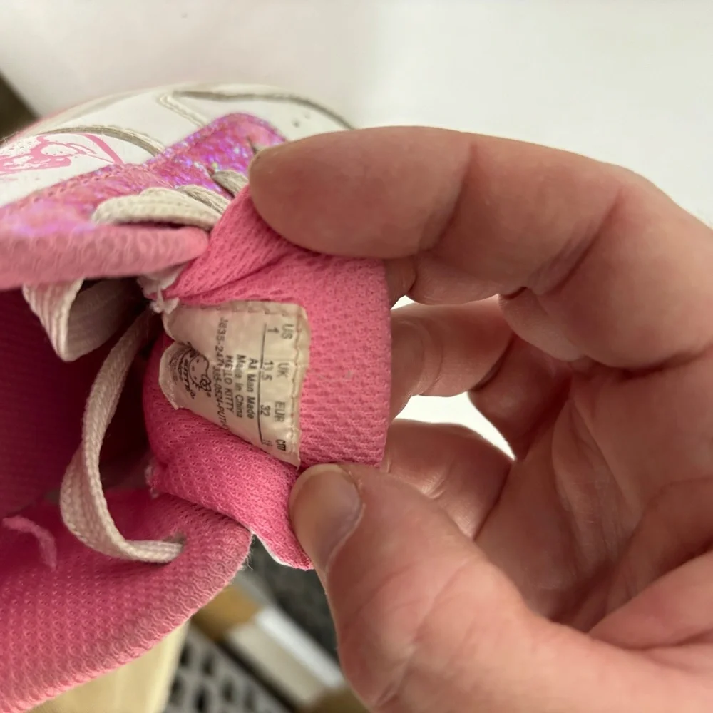 Hello Kitty Kids Sneakers - Pink and White